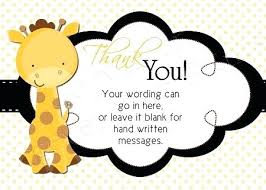 Baby Shower Thank You Cards Little Lamb Baby Shower Thank You Card