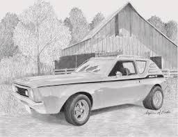 Clicking the links below will open a detailed description of the amc gremlin for sale in a new window on ebay. 1970 Amc Gremlin X Classic Car Art Print Drawing By Stephen Rooks