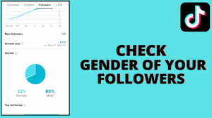 check gender of followers on tiktok