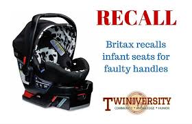 Britax Recalls Infant Seats For Faulty
