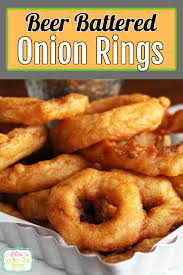 beer battered onion rings