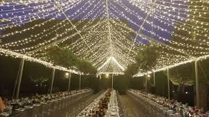 Le Lights Canopy Wedding