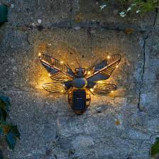 Solar Bumblebee Garden Wall Art Rspb