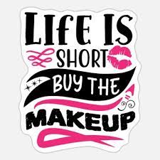 makeup funny e sticker spreadshirt