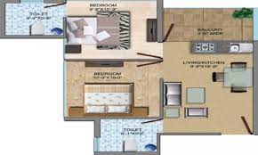 2 bhk 2t 511 sqft carpet sqft apartment