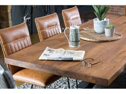 Saka 2 4m Oak Dining Table With Steel Base