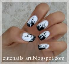 19 white base nail art designs images