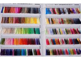 Ebroidery Thread Ryon Color Thread Color Chart Of Yarns