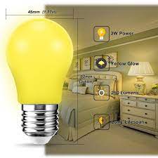 lohas a15 yellow led bug light bulbs