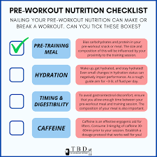 the best pre workout nutrition protocol