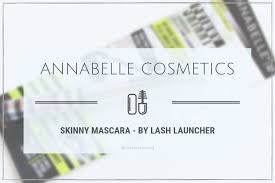 annabelle cosmetics skinny mascara by