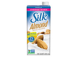 silk unsweetened vanilla almond milk 6