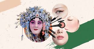 traditional chinese makeup aesthetic in