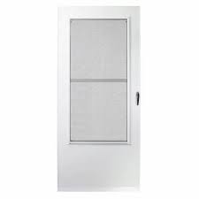 White Aluminum Sliding Door Interior
