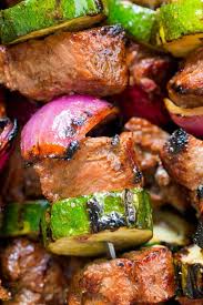 grilled steak kebabs recipe