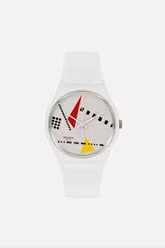 Urban Outfitters Swatch Whi Mem M Watch
