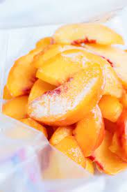 how to freeze peaches whole or sliced