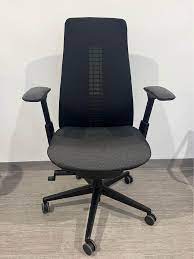 haworth fern task chair used office