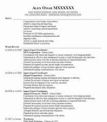 Import export manager resume sample provides information on how to prepare manager resume. Import Export Coordinator Resume Example Livecareer