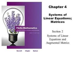 Linear Equations Linear Programming