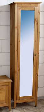 Ihre breite bewegt sich zwischen 80 und 120 cm. Bad Hochschrank Kiefer Gelaugt Geolt Badschrank Spiegel Holz Massiv Ebay