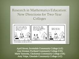 Research In Mathematics Education New Directions For Two