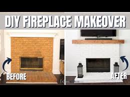 Diy Fireplace Makeover How To Paint