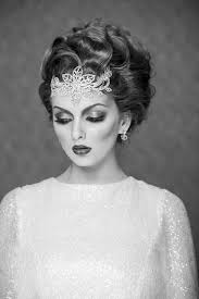 modern bride with bridal hairstyle
