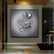Art 3d Abstract Canvas Painting Modern