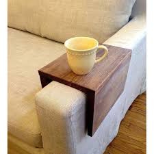 couch sofa arm rest wrap tray table at
