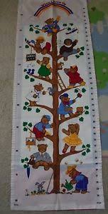 Details About Growth Chart Cute Childrens Double Sided Sewing Fabric Panel To Finish Children