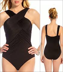 Miraclesuit Crisscross Highneck One Piece Style 448541