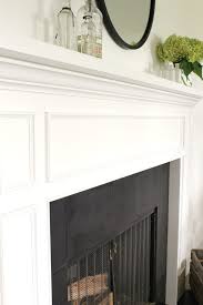 how to paint a ceramic tile fireplace