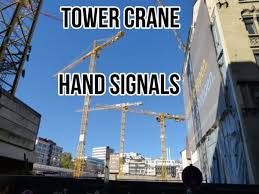tower crane hand signal construction