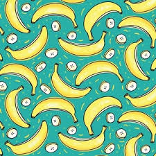 funny banana fabric wallpaper and home