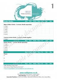 Abrsm Scale Practice Chart Se22 Piano School East Dulwich