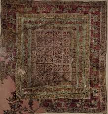 pazyryk carpet found in scythian tomb