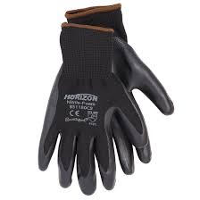 Nitrile Coated Gardening Gloves Black