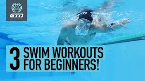 3 swimming workouts for beginners