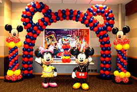 mickey and minnie mouse theme party in