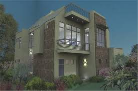 Modern House Plan With Roof Terrace 3
