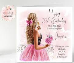 personalised birthday card 16th 18th