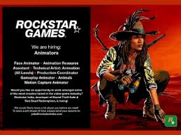 rockstar games hiring gameplay animator