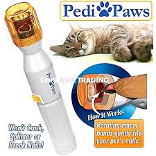 pedi paws pet cat dog electric nail