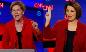 Elizabeth Warren And Amy Klobuchar Wear Identical Outfits At