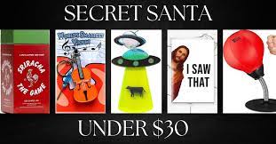 the best secret santa gifts under 30