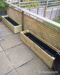Custom Planters Made From Decking