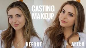 model casting makeup no makeup look