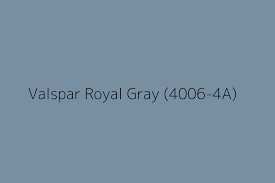 Valspar Royal Gray 4006 4a Color Hex Code