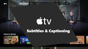 apple tv subles how to turn closed